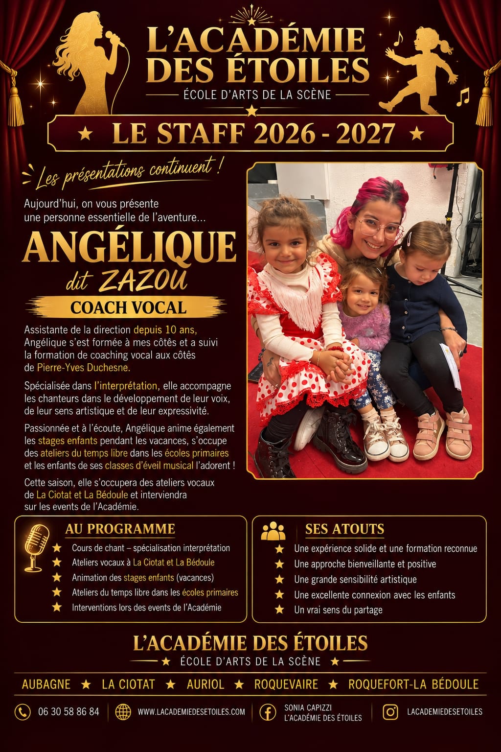 Affiche de présentation — Angélique · Zazou
