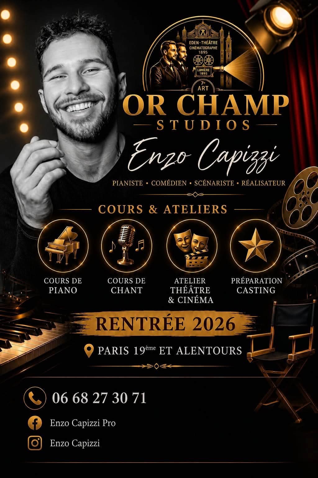 Affiche de présentation — Enzo Capizzi